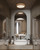 Merida 14-in Rattan Socket Flush Mount