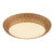 Merida 21-in Rattan Socket Flush Mount
