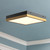 Sydney 11-in Aged Gold/Matte Black LED Flush Mount