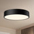 Adelaide 11-in Matte Black LED Flush Mount