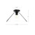Salem 14-in Brushed Gold/Clear Glass 1 Light Flush Mount