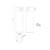 Lorna 15-in (4-in Dia.) 36 Degree Optic White LED Concrete Ceiling Mount
