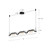 Hilo 43-in Brushed Gold LED Linear Pendant
