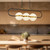 Tagliato 32-in Matte Black/Brushed Gold LED Linear Pendant