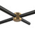 Colby 52-in Matte Black/Tan Jute Socket Linear Pendant