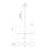 Cyrus 24-in Clear Glass/Matte Black 3 Lights Linear Pendant