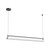 Gramercy 48-in Black LED Linear Pendant