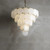 Alabaster Magnolia Multi-Tiered Round Chandelier