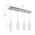 Victoria 25-in Chrome 4-Light Multi Pendant (MP3004CH-04)