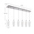 Victoria 42-in Chrome 6-Light Multi Pendant (MP3004CH-06)
