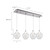 Victoria 29-in Chrome 4-Light Multi Pendant