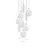 Victoria 19-in Chrome LED Multi Pendant (MP3009)