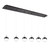 Pluto 42-in Black Chrome 6-Light Multi Pendant