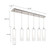 Verona 42-in Brushed Nickel 6-Light Multi Pendant (MP41305BN-06)