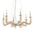 Cielo Chandelier, Silver Leaf Finish, Handmade Venetian Glass