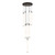 Motif 21-in Black LED Multi Pendant