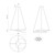 Twist 32-in Antique Brass LED Pendant