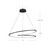 Twist 32-in Antique Brass LED Pendant