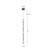 Misaki 40-in Black LED Pendant
