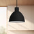 Chroma 6-in Black LED Pendant