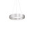 Halo 23-in Brushed Silver LED Pendant
