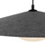 Cruz 24-in Felt - Gray LED Pendant (PD22824)
