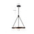 Duo 24-in Classic Black/Gold Shimmer LED Pendant