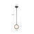 Blanco 6-in Polished Nickel/Alabaster LED Pendant