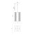 Sabre 11-in Polished Nickel/Ribbed Glass LED Pendant
