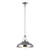Palmetto 14-in Polished Nickel/Glossy Opal 1 Light Pendant