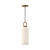 Soji 5-in Aged Gold/Opal Matte Glass 1 Light Pendant