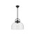 Lancaster 15-in Matte Black 1 Light Pendant