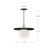 Plume 14-in Brushed Gold/Opal Matte Glass 1 Light Pendant