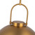 Harper 16-in Aged Gold 1 Light Pendant
