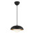 Rubio 11-in Matte Black/Opal Matte Glass 1 Light Pendant