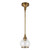 Hazel 6-in Aged Gold/Clear Glass 1 Light Pendant