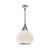 Hazel 14-in Chrome/Opal Matte Glass 1 Light Pendant