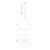 Kenji 16-in Aged Gold/Opal Matte Glass 1 Light Pendant