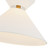 Chapelle 22-in Aged Gold/White Linen 1 Light Pendant