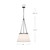 Speakeasy 18-in Aged Gold/White Linen 1 Light Pendant