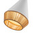 Daphne 7-in White/Brown Cotton Rope 1 Light Pendant