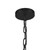 Kai 11-in Matte Black Socket Pendant