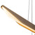 Tachi 31-in Vintage Brass LED Pendant