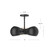 Willow 16-in Matte Black 3 Lights Pendant