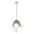 Scorpio 16-in Polished Nickel/Opal Glass LED Pendant