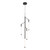 Motif 38-in Black LED Pendant