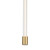 Motif 27-in Brushed Gold LED Pendant