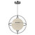 Aries 16-in Chrome LED Pendant
