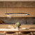 Serif 36-in Black LED Pendant (PD84436-BK)