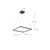 Piazza 24-in White LED Pendant